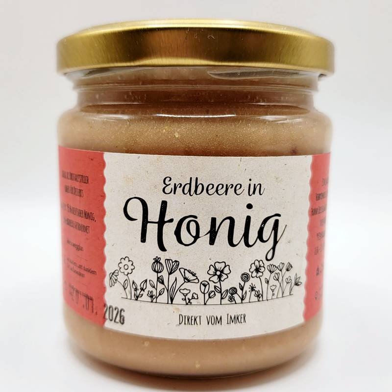 Erdbeere mit Honig 250g