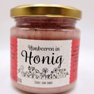 Himbeere mit Honig