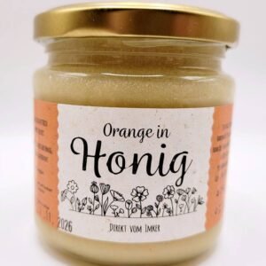 Orange mit Honig