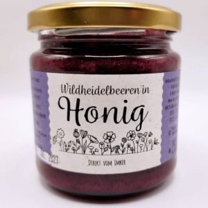 Waldheidelbeeren mit Honig