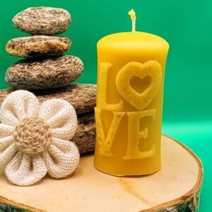 Stumpfkerze Love 180g