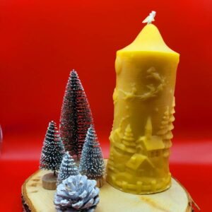 Stumpfkerze Weihnachten groß 520g